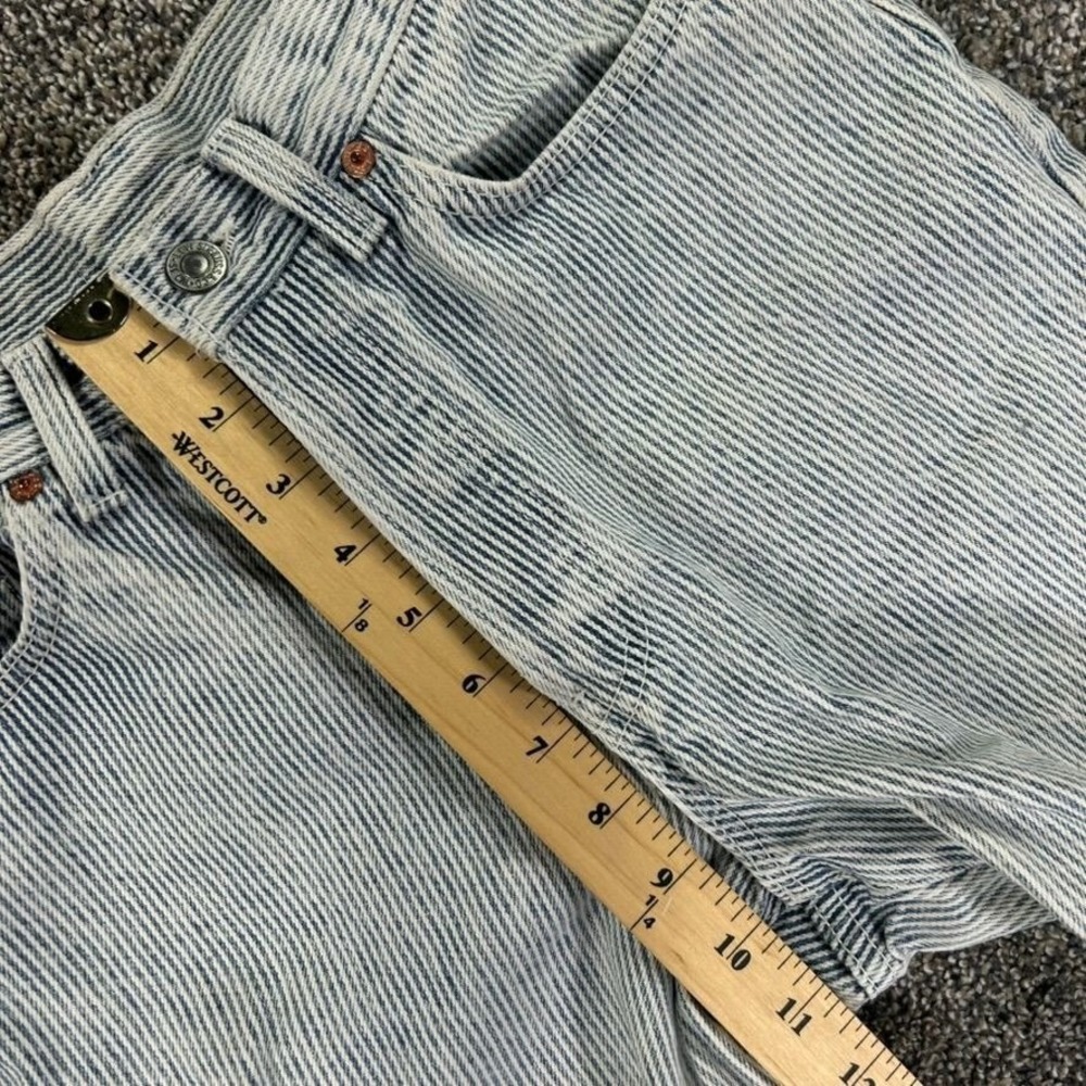 Vintage Levis 501XX Button Fly High Waisted Jean Women Hickory Stripe Denim READ - Picture 10 of 13